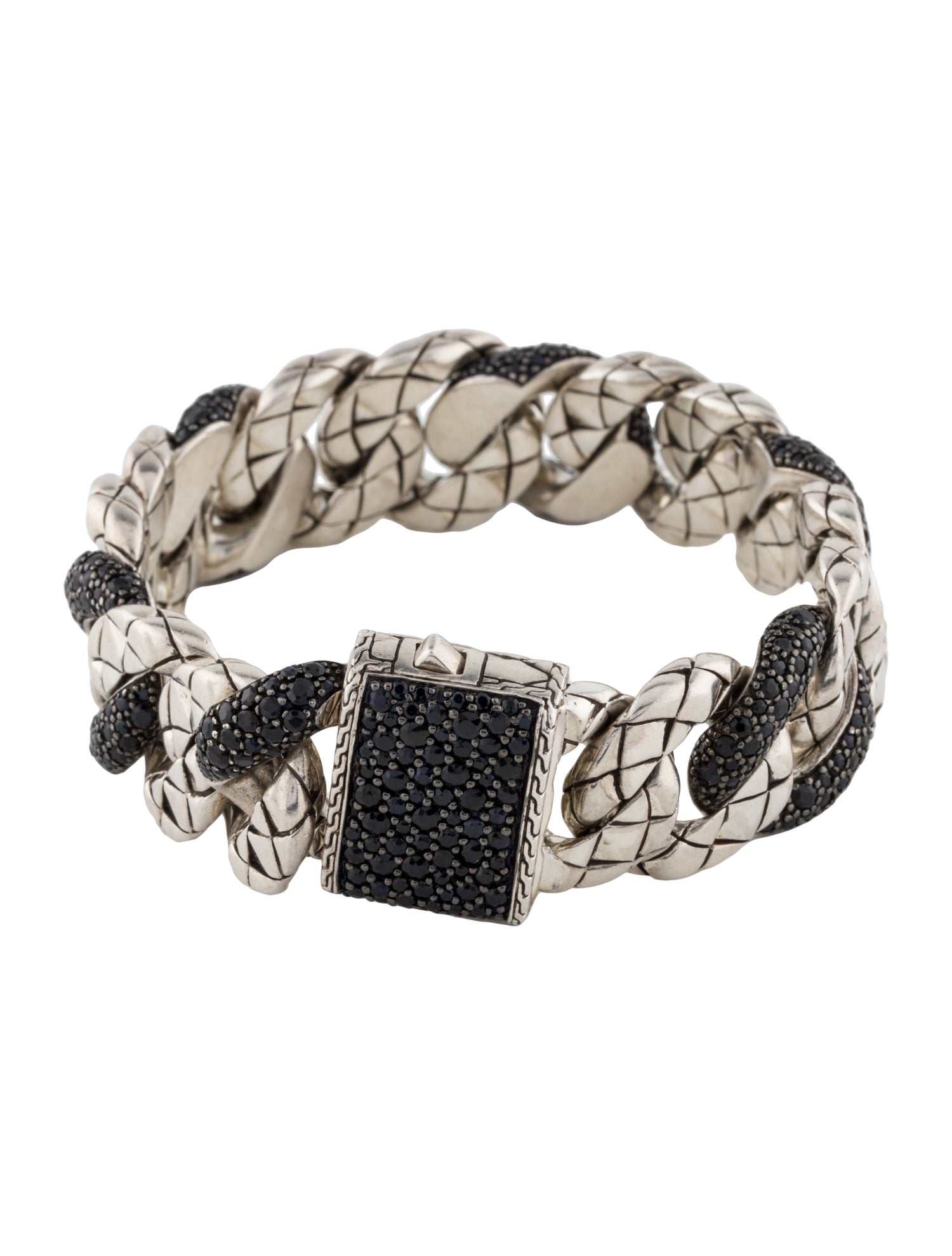 John Hardy Sapphire Curb Link Bracelet