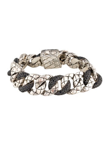 John Hardy Link Sapphire Curb Bracelet