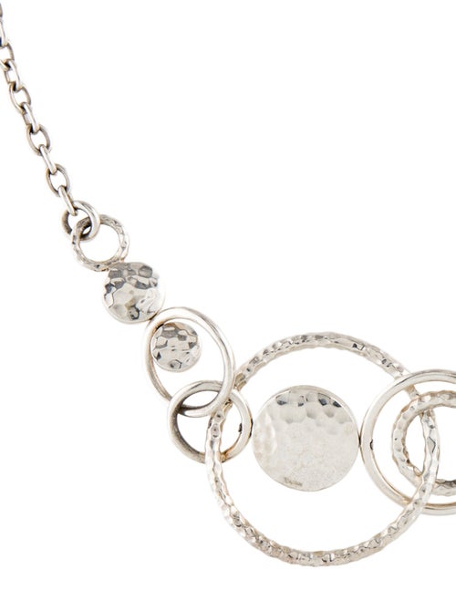 John Hardy Dot Hammered Interlink Necklace