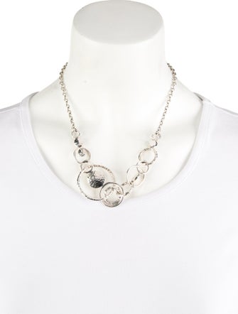 John Hardy Dot Hammered Interlink Necklace