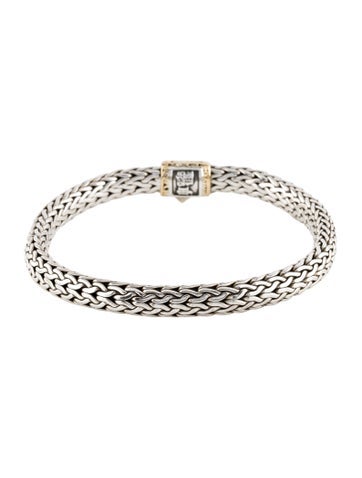 John Hardy Bangle Vintage Two-Tone Classic Chain Icon Bracelet