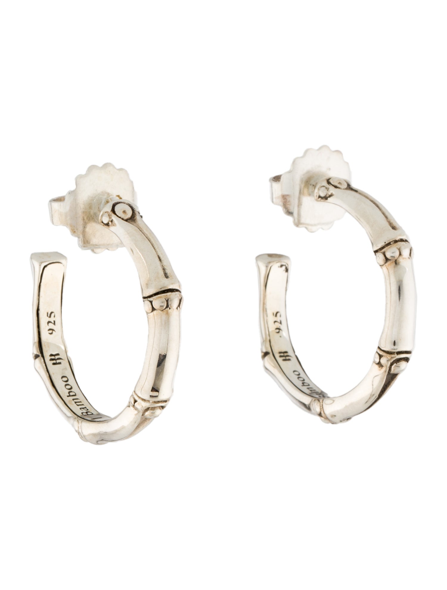 John Hardy Small Bamboo Hoop Earrings