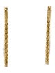 John Hardy 18K Diamond Medium Classic Chain Hoop Earrings