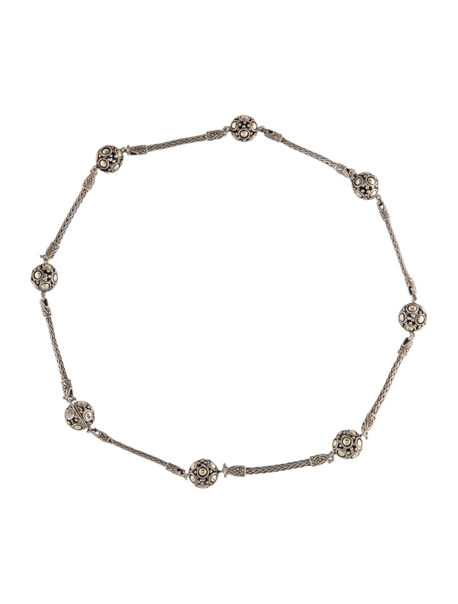 John Hardy Ball Station Necklace