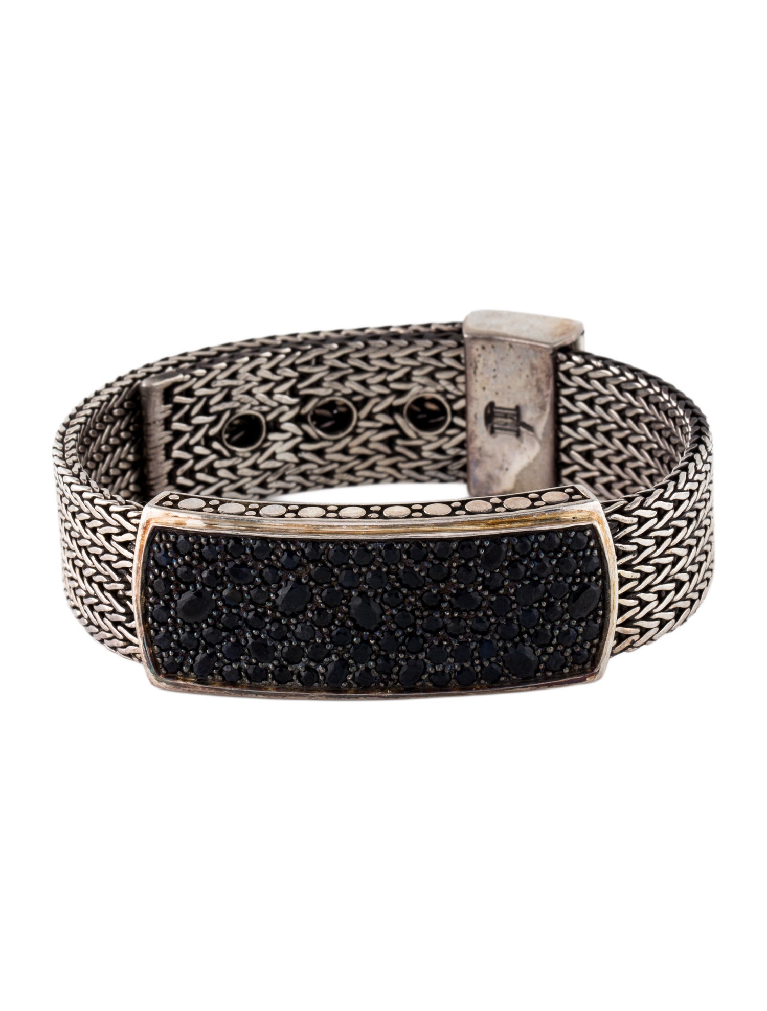 John Hardy Sapphire Dot ID Bracelet