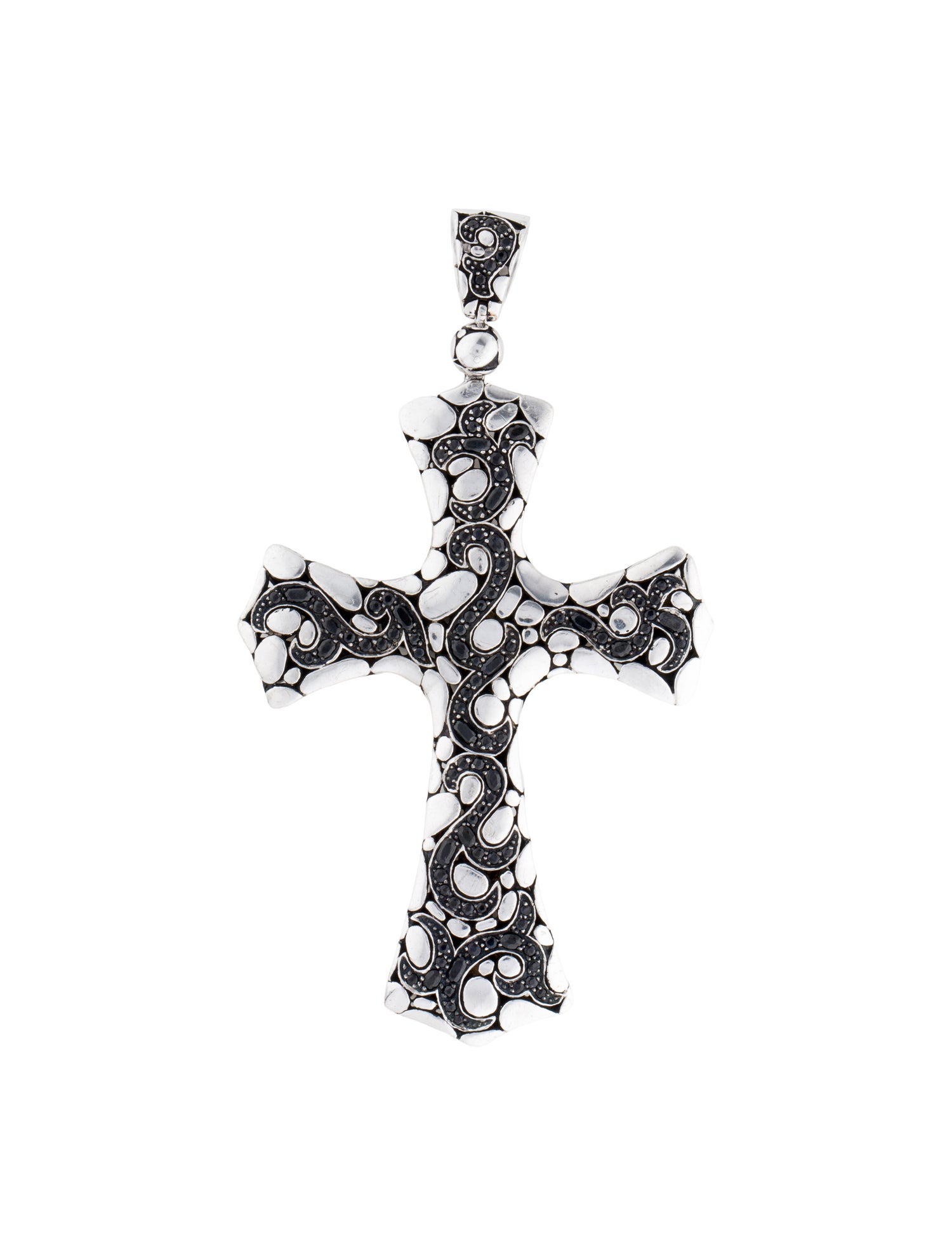 John Hardy Sapphire Dayak Cross Pendant