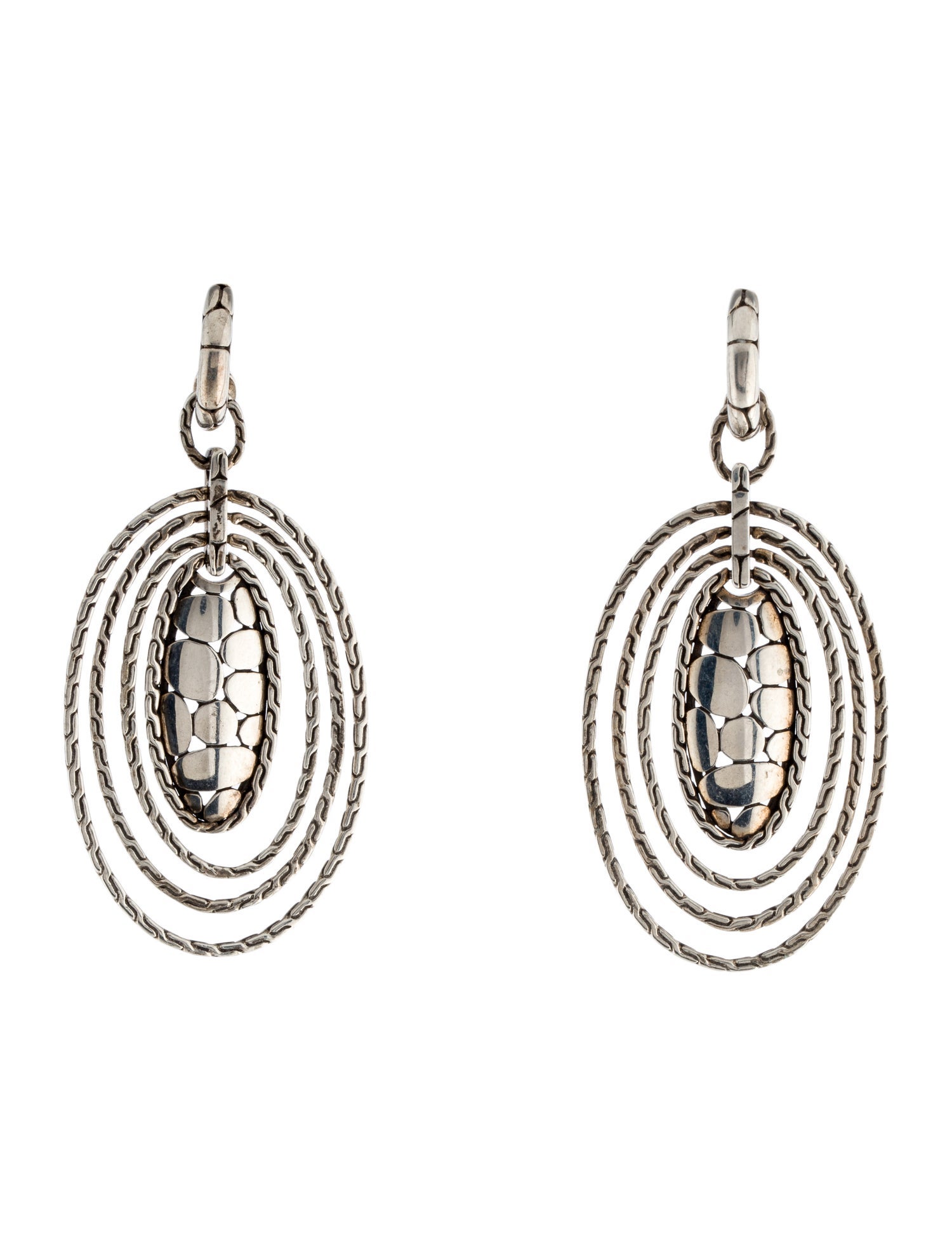 John Hardy Zen Kali Oval Drop Earrings