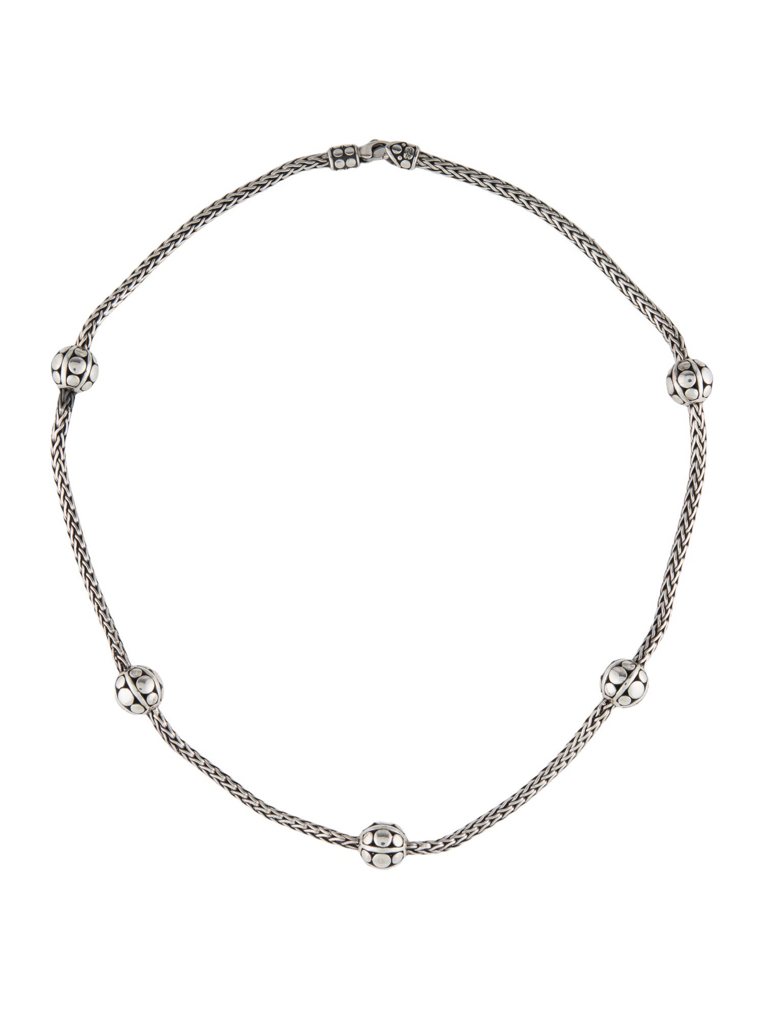 John Hardy Dot Station Necklace