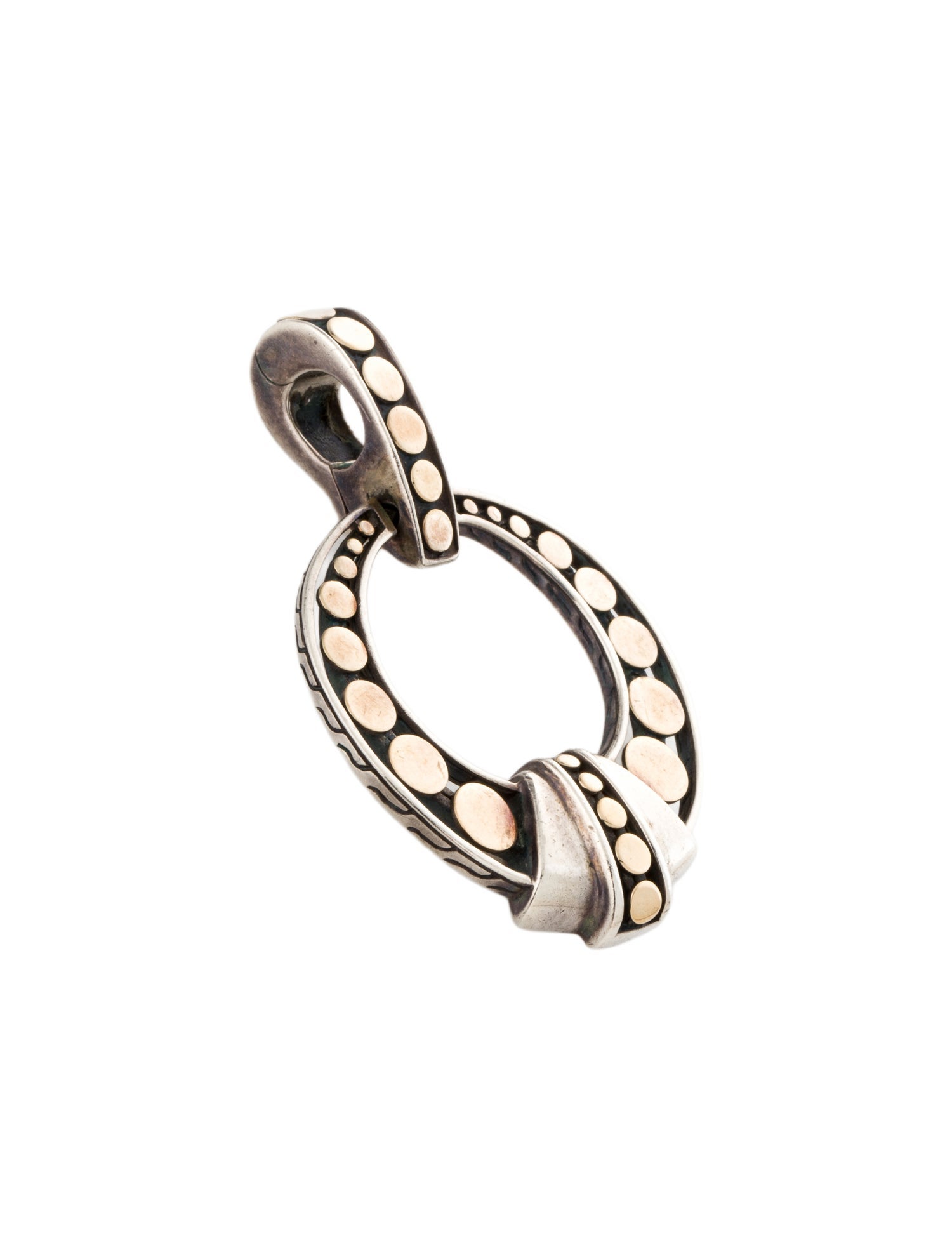 John Hardy Two-Tone Dot Enhancer Pendant