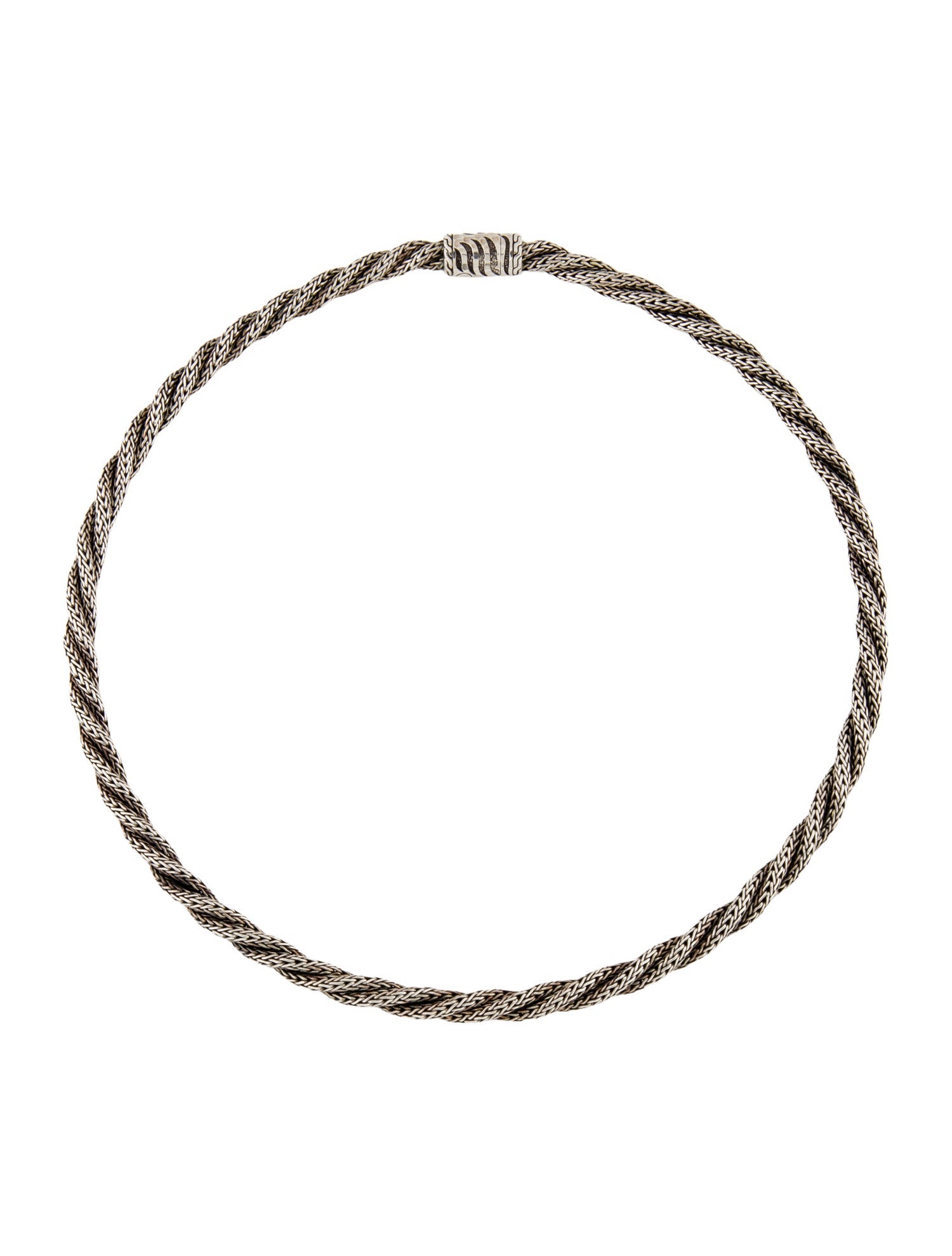 John Hardy Twisted Palu Macan Chain Necklace