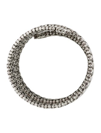 John Hardy Dot Triple Coil Wrap Bracelet