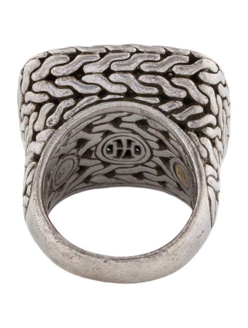 John Hardy Diamond Pave Square Ring
