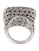 John Hardy Diamond Pave Square Ring
