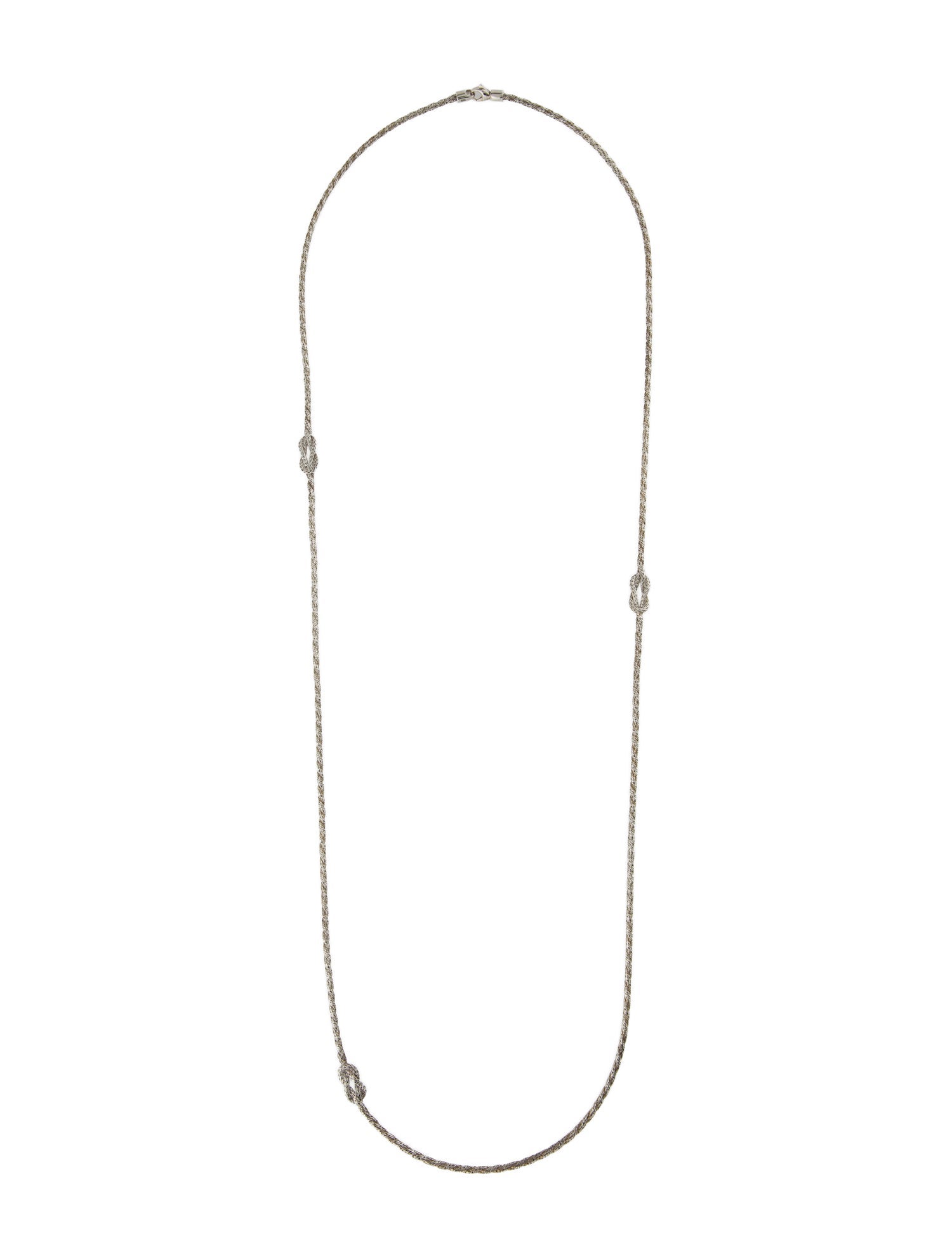 John Hardy Love Knot Station Necklace