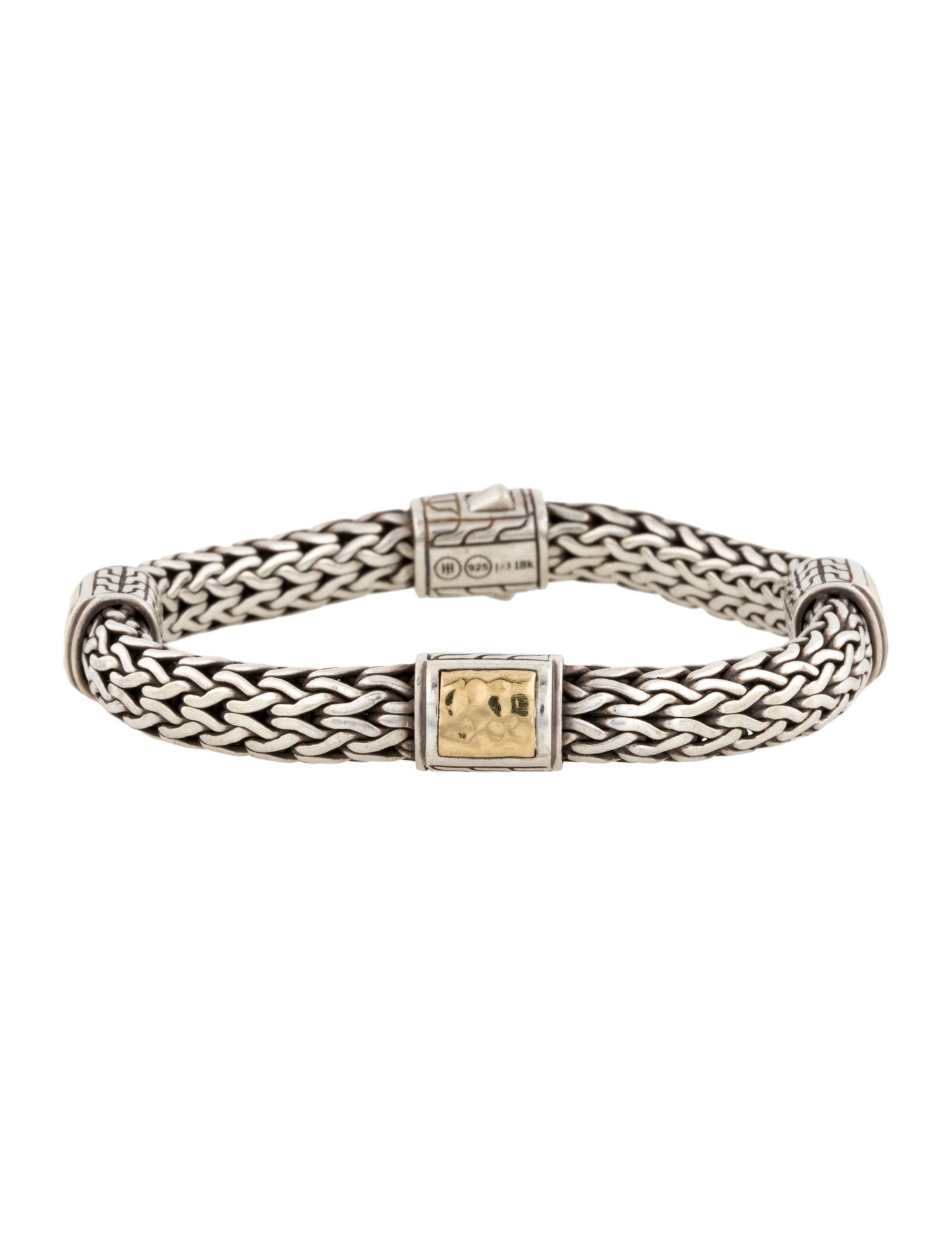 John Hardy Two-Tone Palu Four Station Bracelet