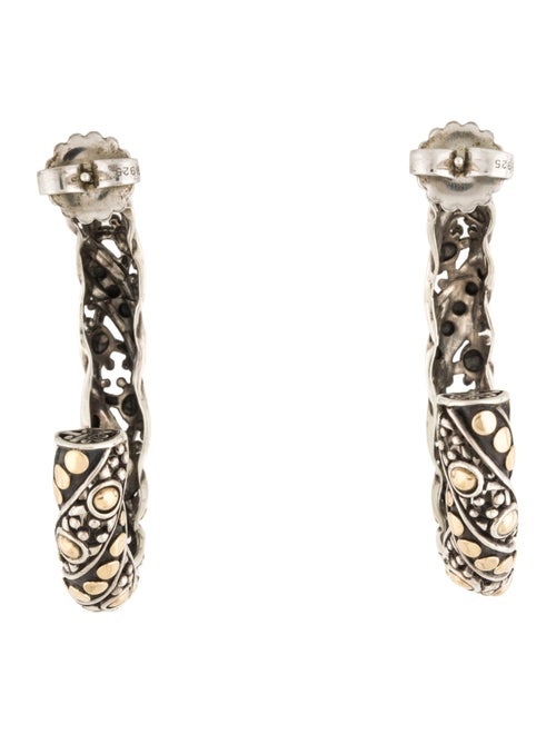 John Hardy Two-Tone Jaisalmer Hoops