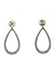 John Hardy Classic Chain Open Teardrop Drop Earrings