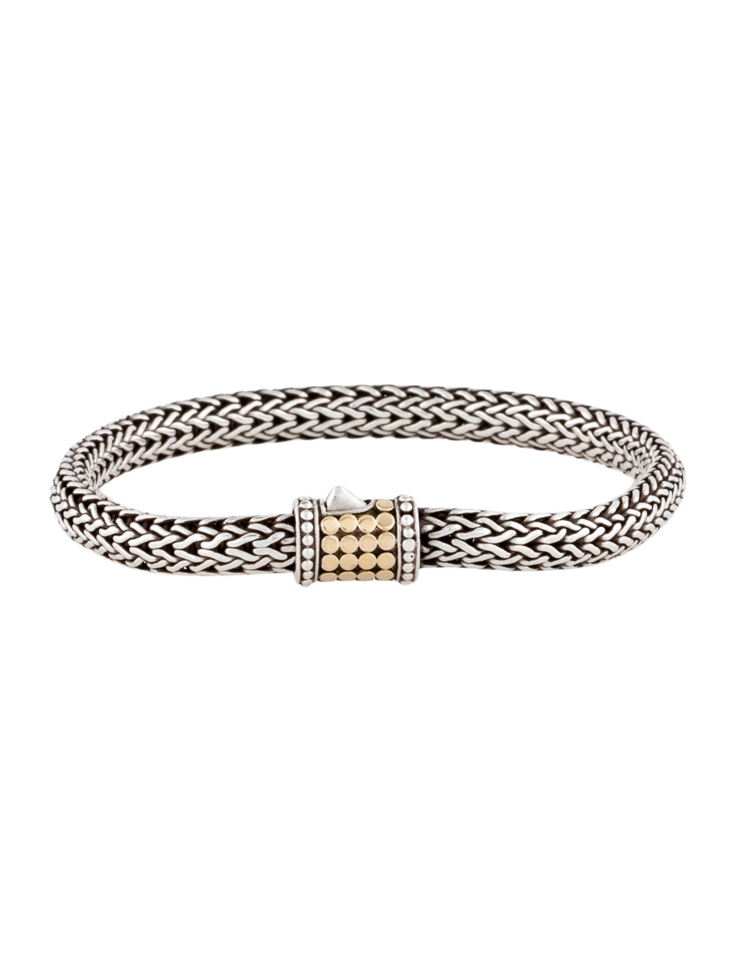 John Hardy Two-Tone Dot Classic Chain Bracelet