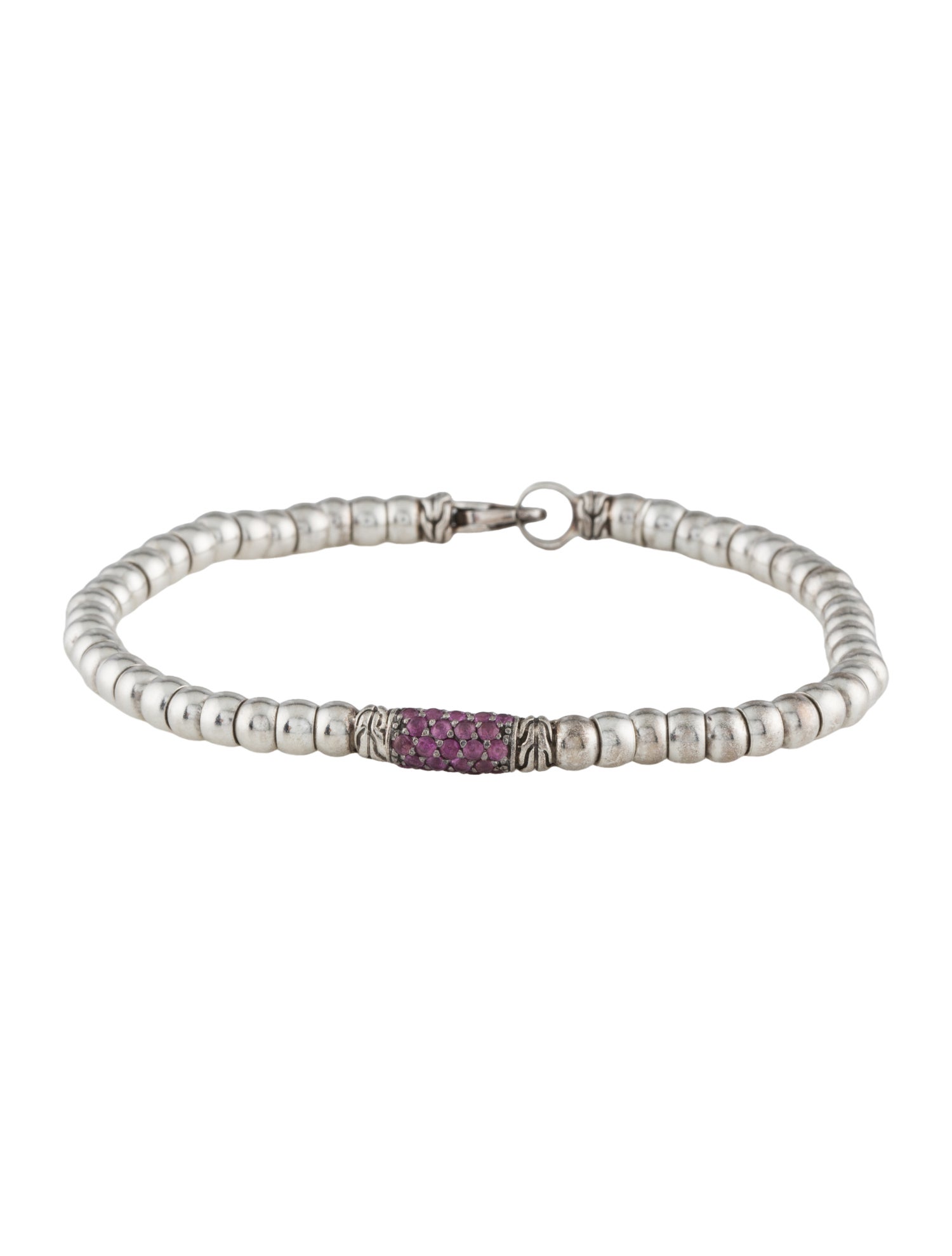 John Hardy Sapphire Lava Beaded Bracelet