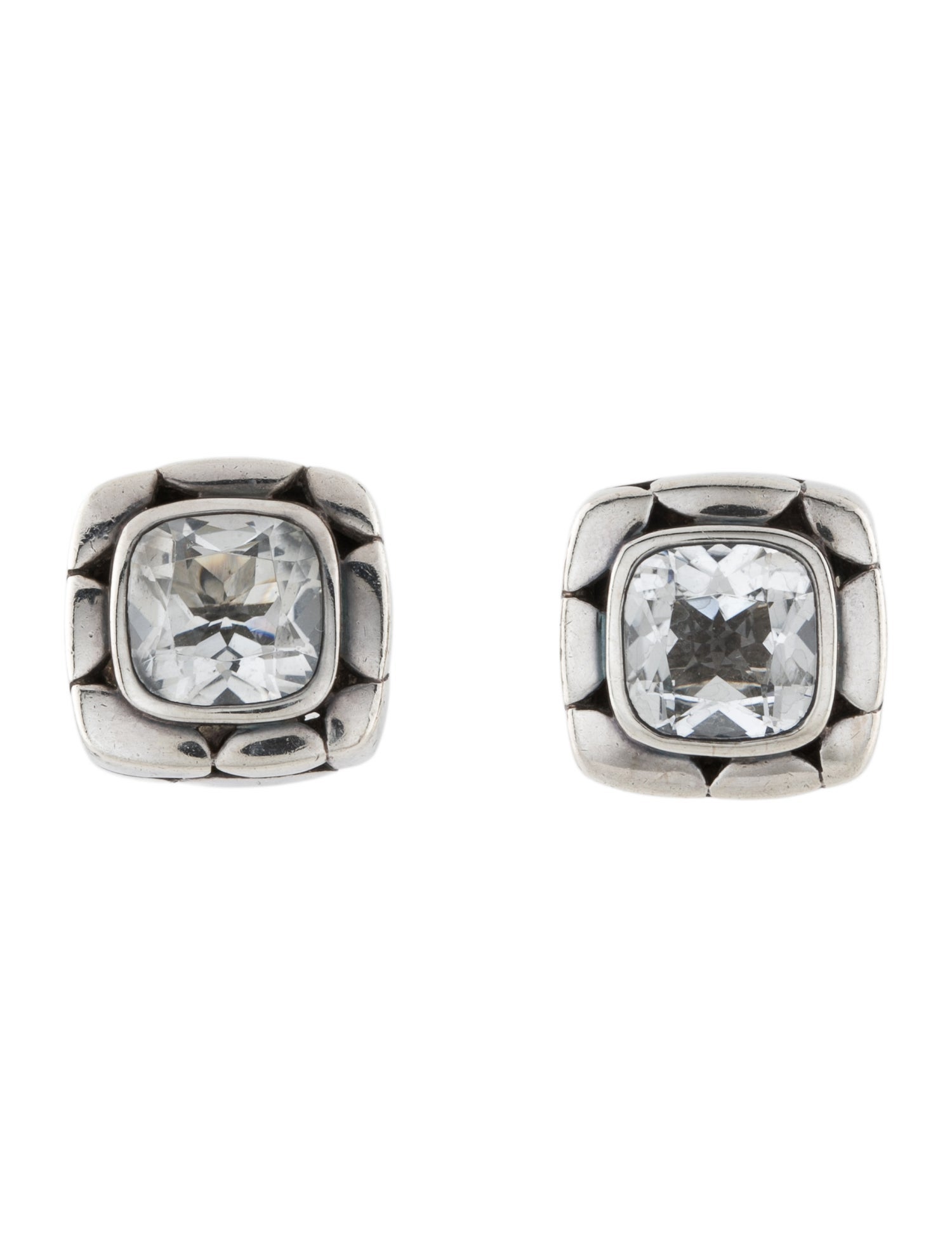 John Hardy Topaz Kali Stud Earrings