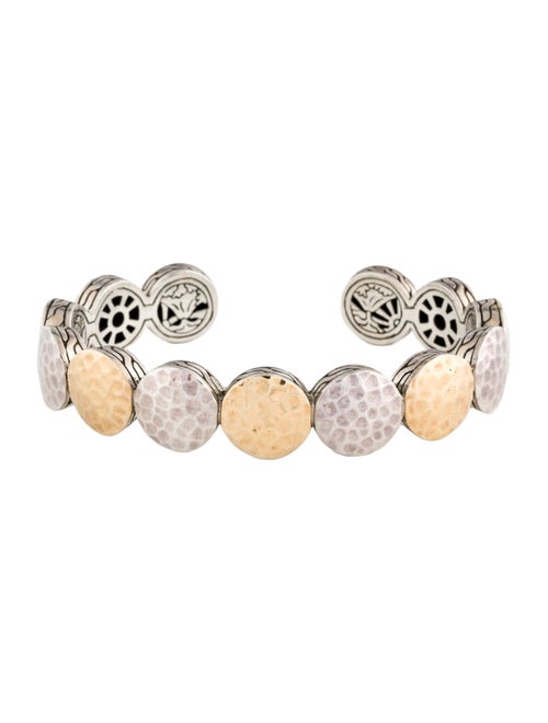 John Hardy Two-Tone Dot Palu Station Flex Cuff Bracelet