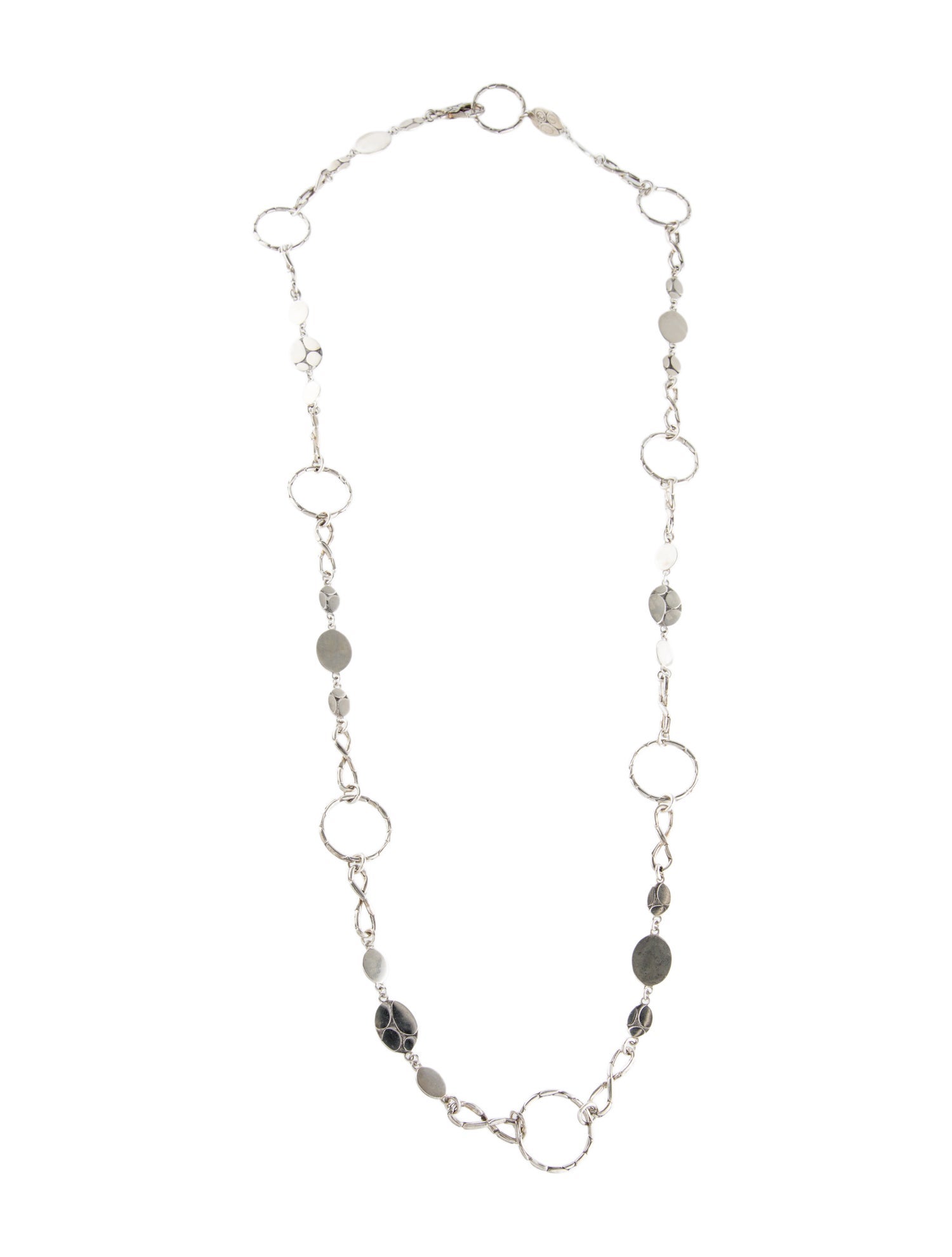John Hardy Kali Menari Pebble Station Necklace