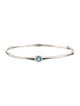 John Hardy Topaz Bamboo Bangle Bracelet