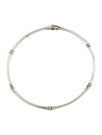 John Hardy Topaz Bamboo Bangle Bracelet