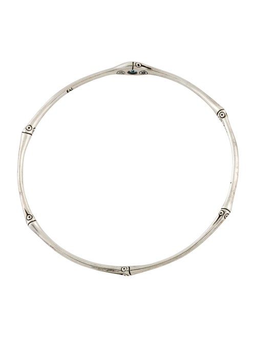 John Hardy Topaz Bamboo Bangle Bracelet