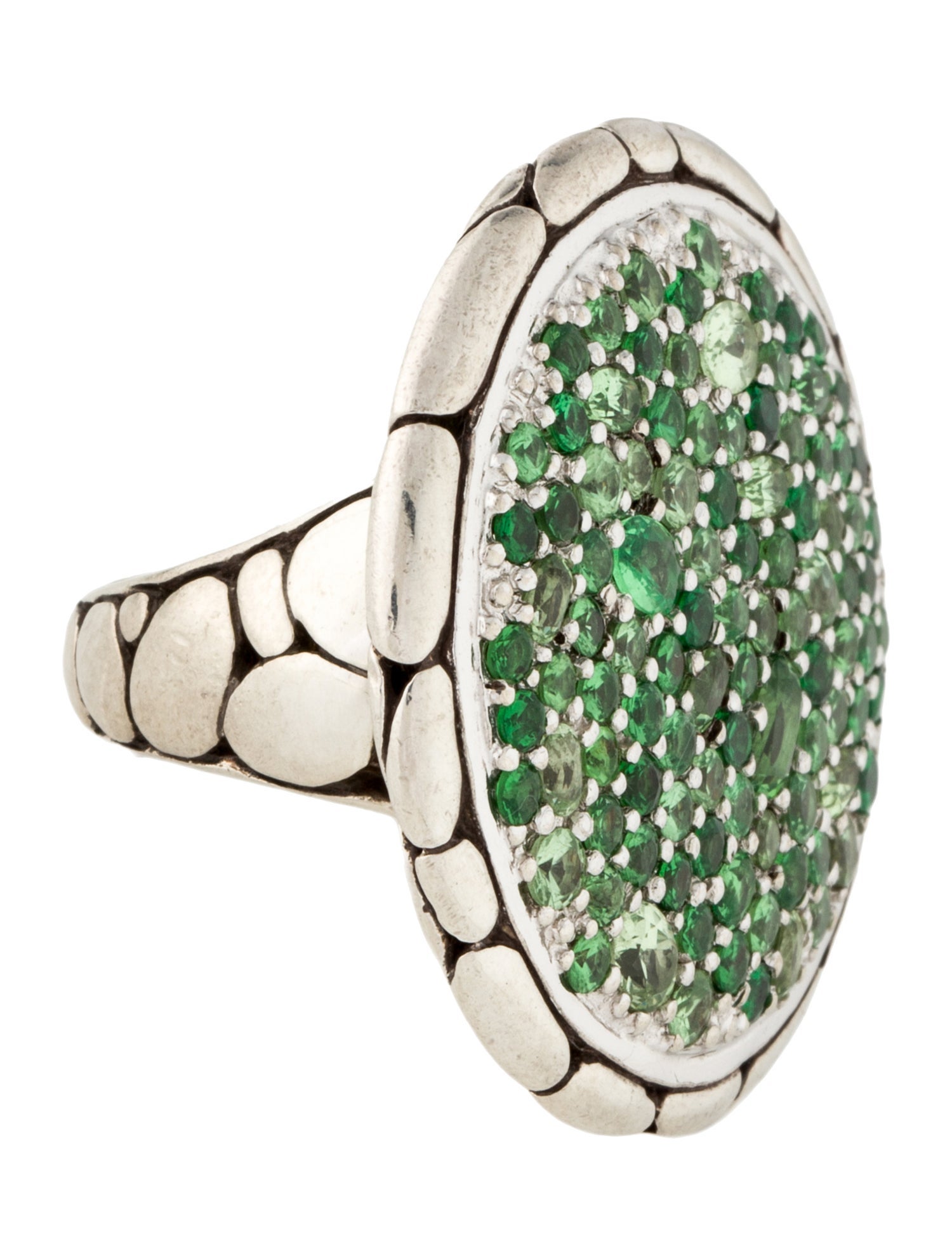 John Hardy Tsavorite Garnet Pure Lavafire Ring