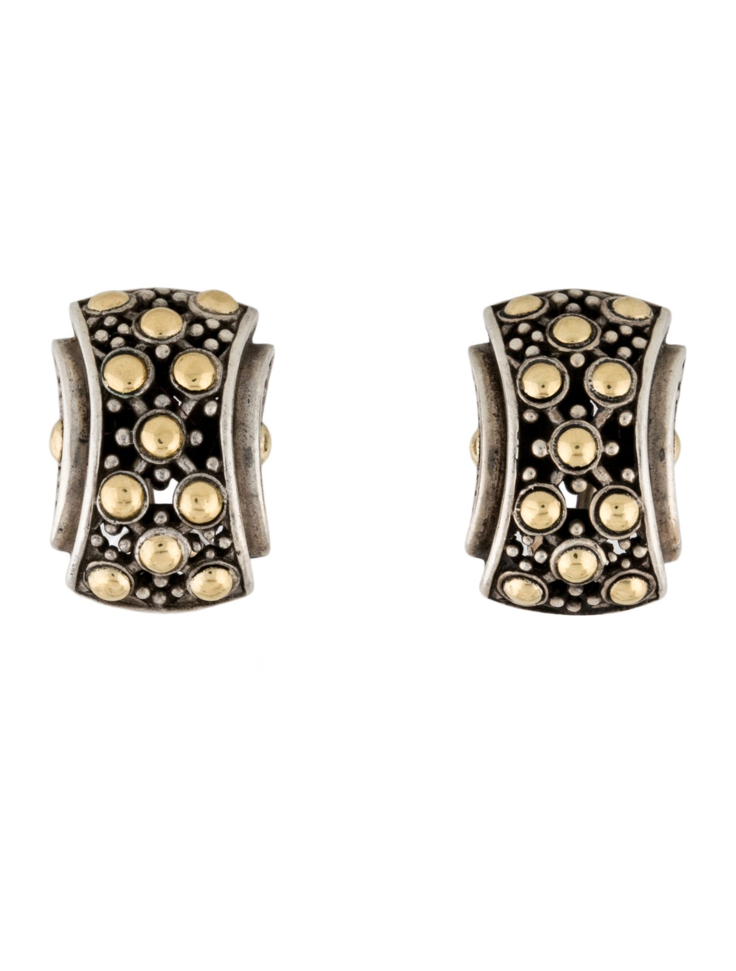 John Hardy Jaisalmer Dot Earclips