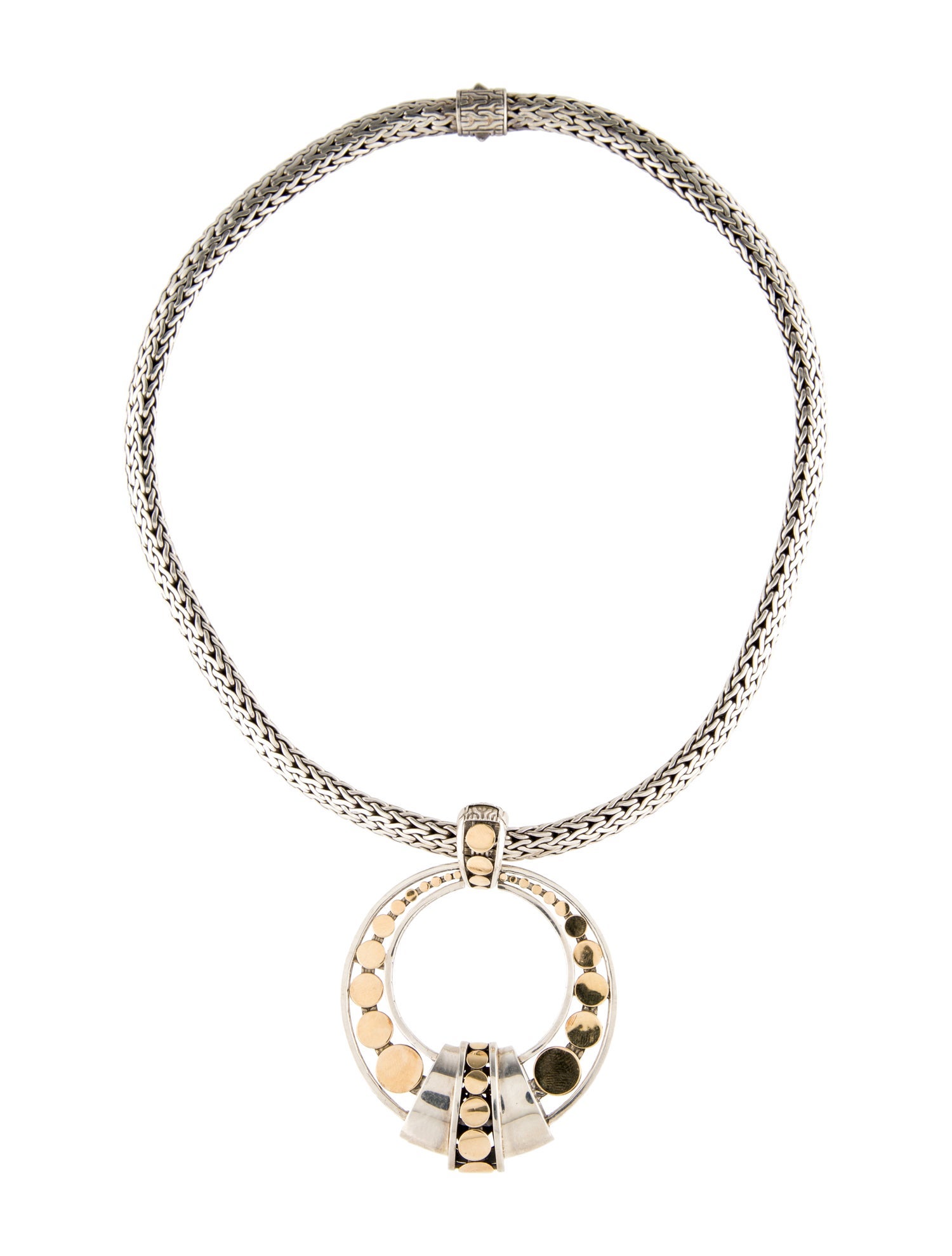 John Hardy Two-Tone Pendant Necklace