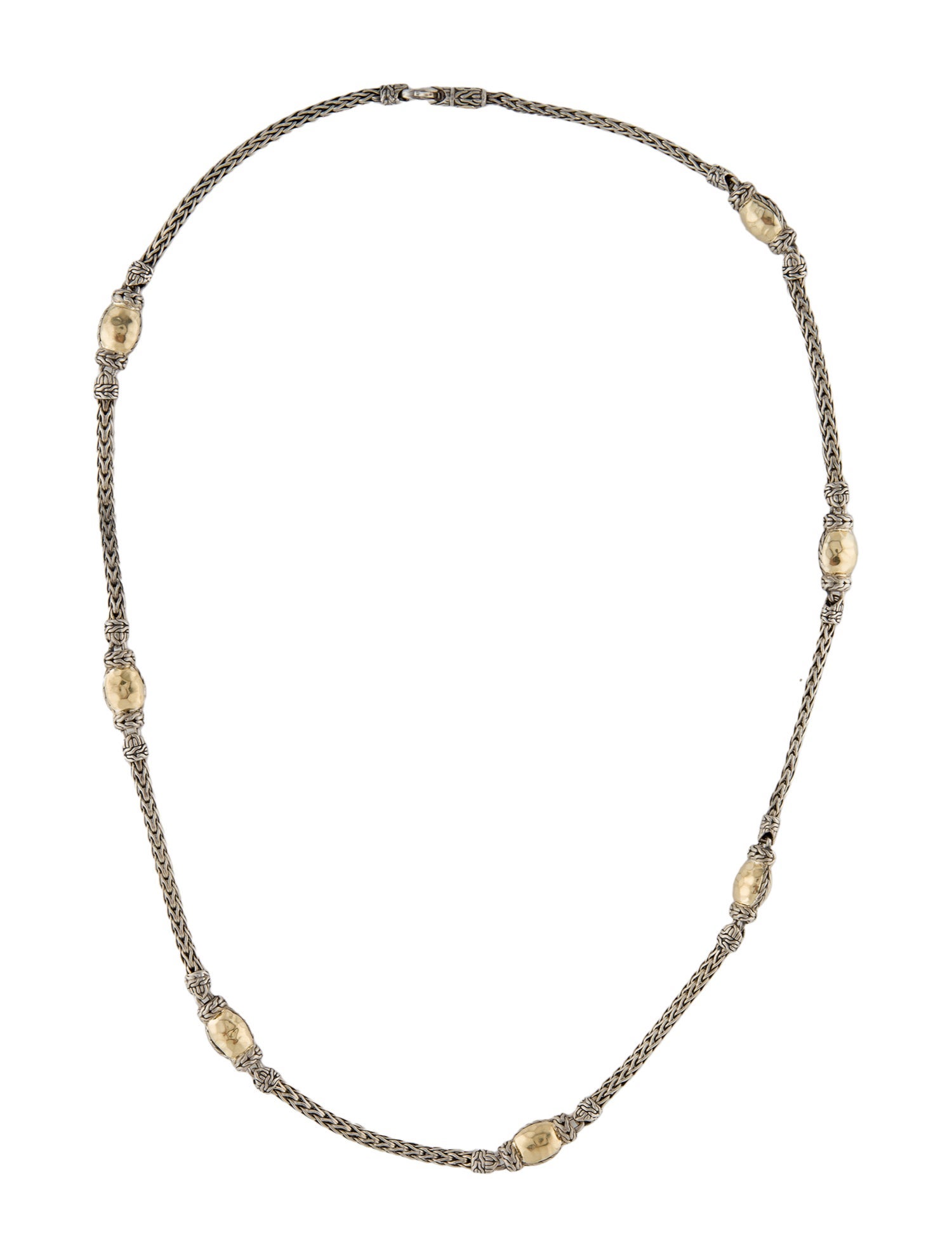 John Hardy Two-Tone Palu Station Necklace