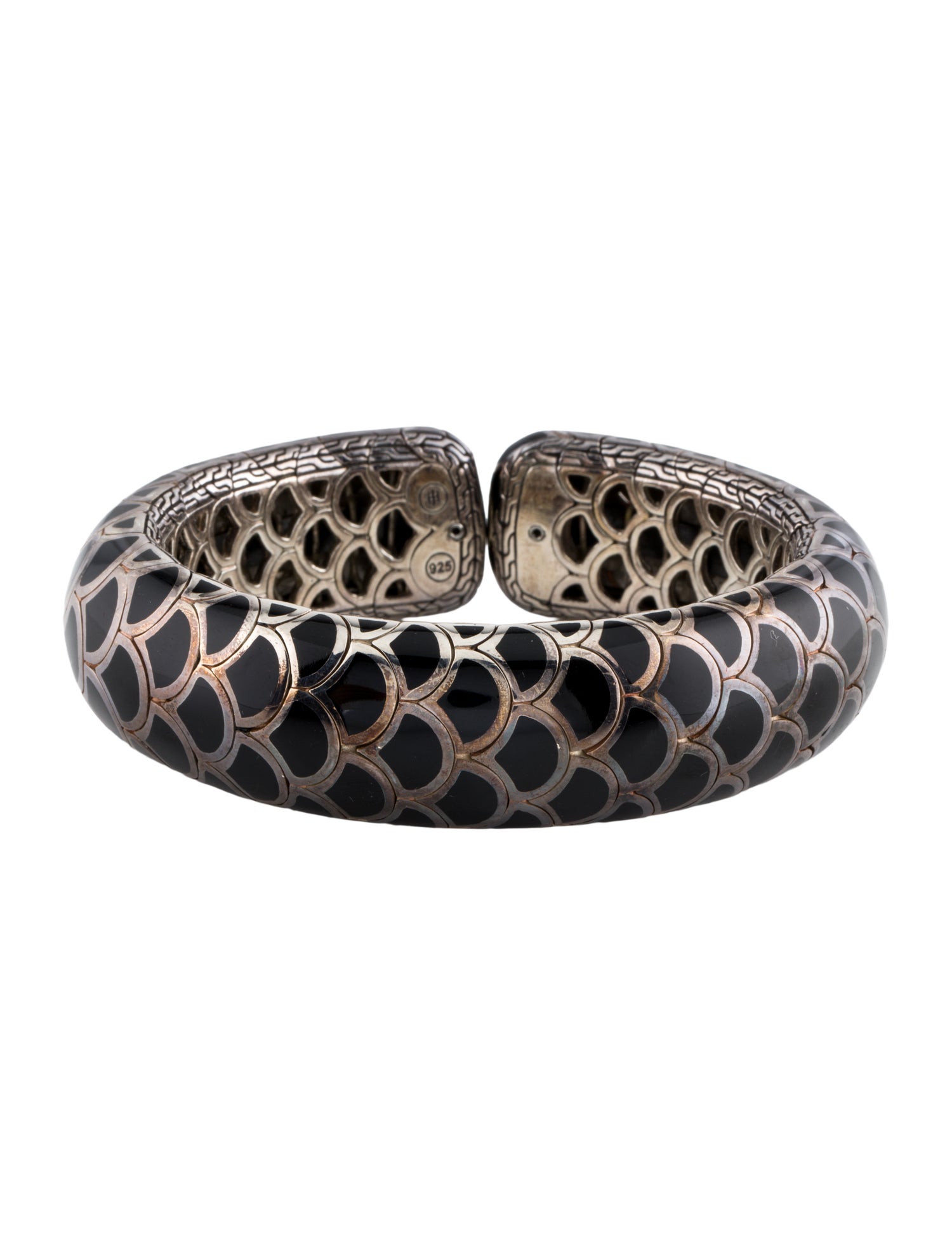 John Hardy Enamel Legend Naga Flex Cuff Bracelet