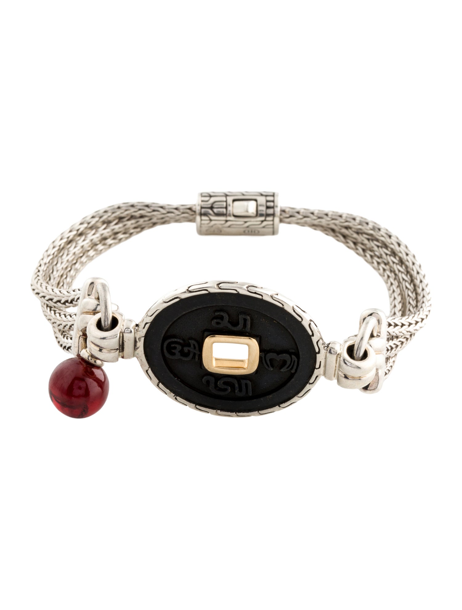 Celine Rhinestone Triomphe Suspended Bracelet - 24K Yellow