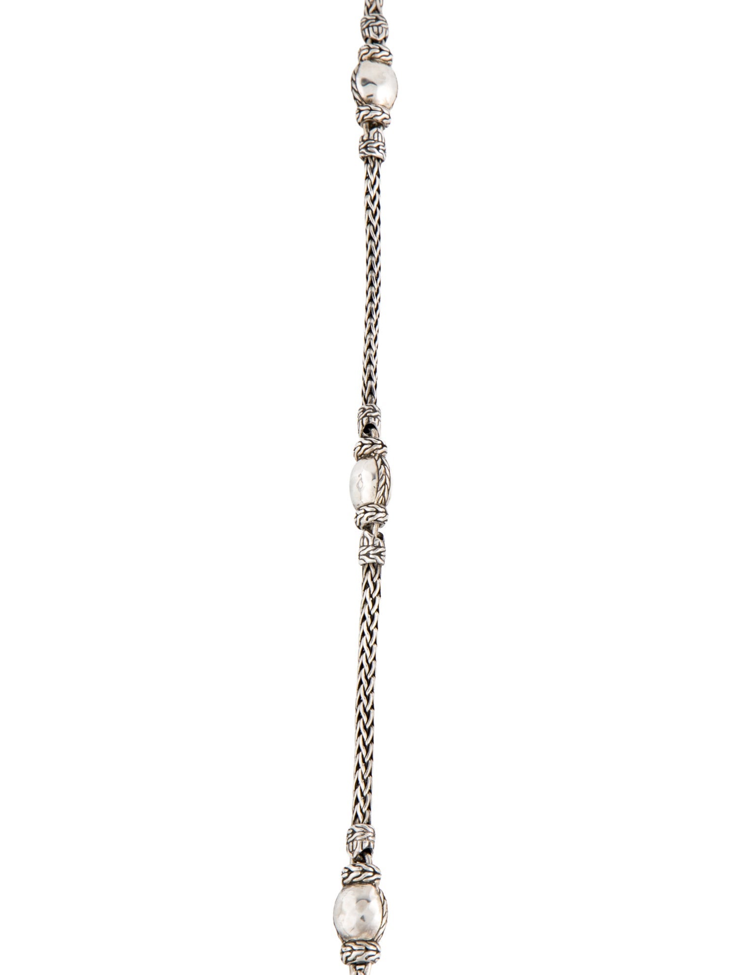 John Hardy Palu Hammered Station Necklace