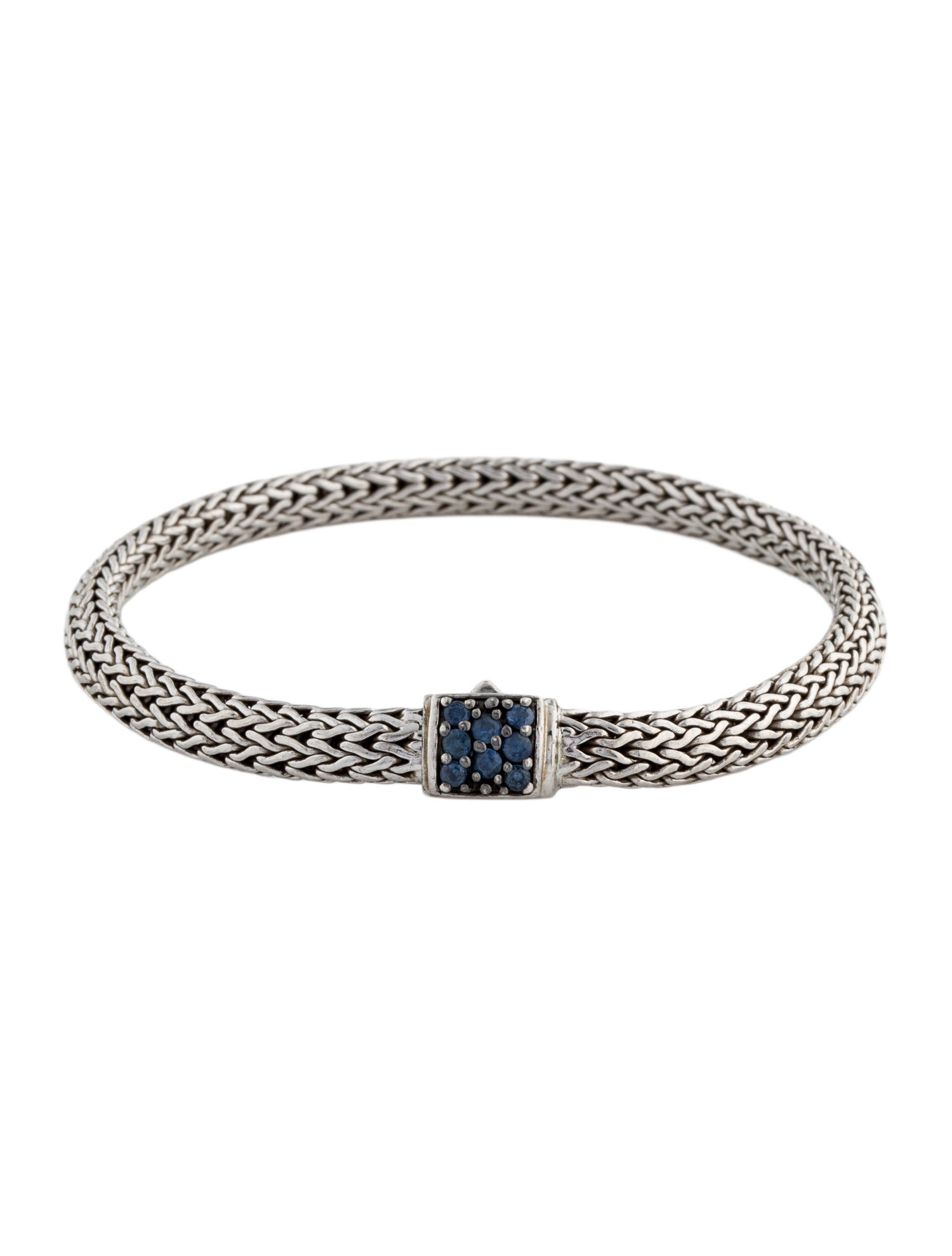 John Hardy Sapphire Icon Link, Bracelets JHA70019 The RealReal