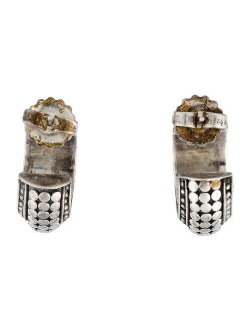 John Hardy Dot Hoop Earrings