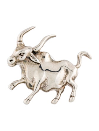 John Hardy Bull Lapel Pin