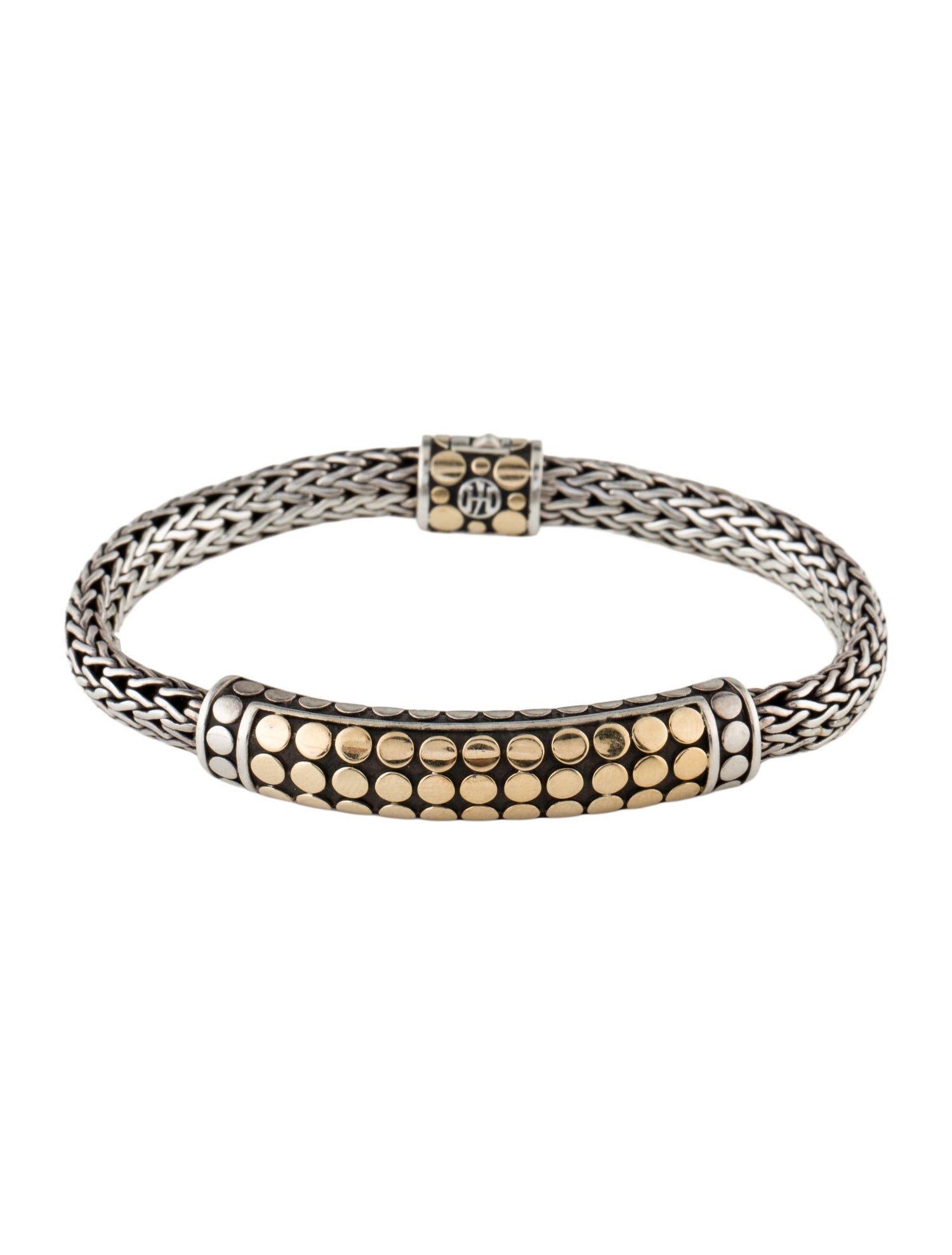 John Hardy Two-Tone Dot Station Bracelet
