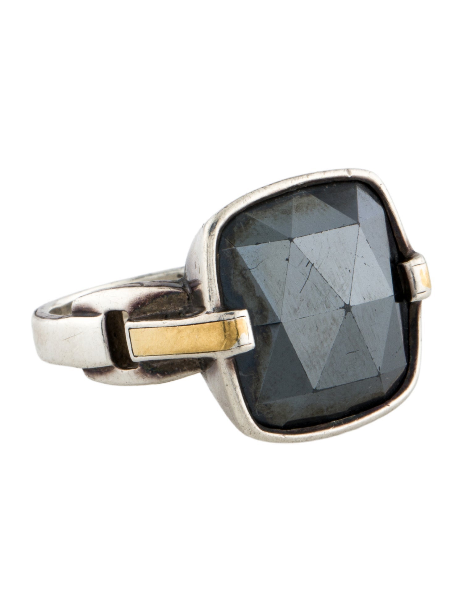 John Hardy Hematite Cocktail Ring
