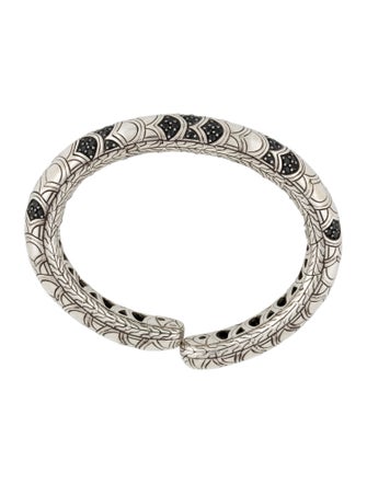 John Hardy Sapphire Flexible Cuff Bracelet
