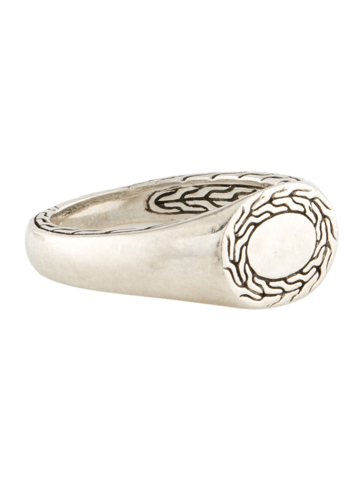 John Hardy Classic Chain Signet Ring