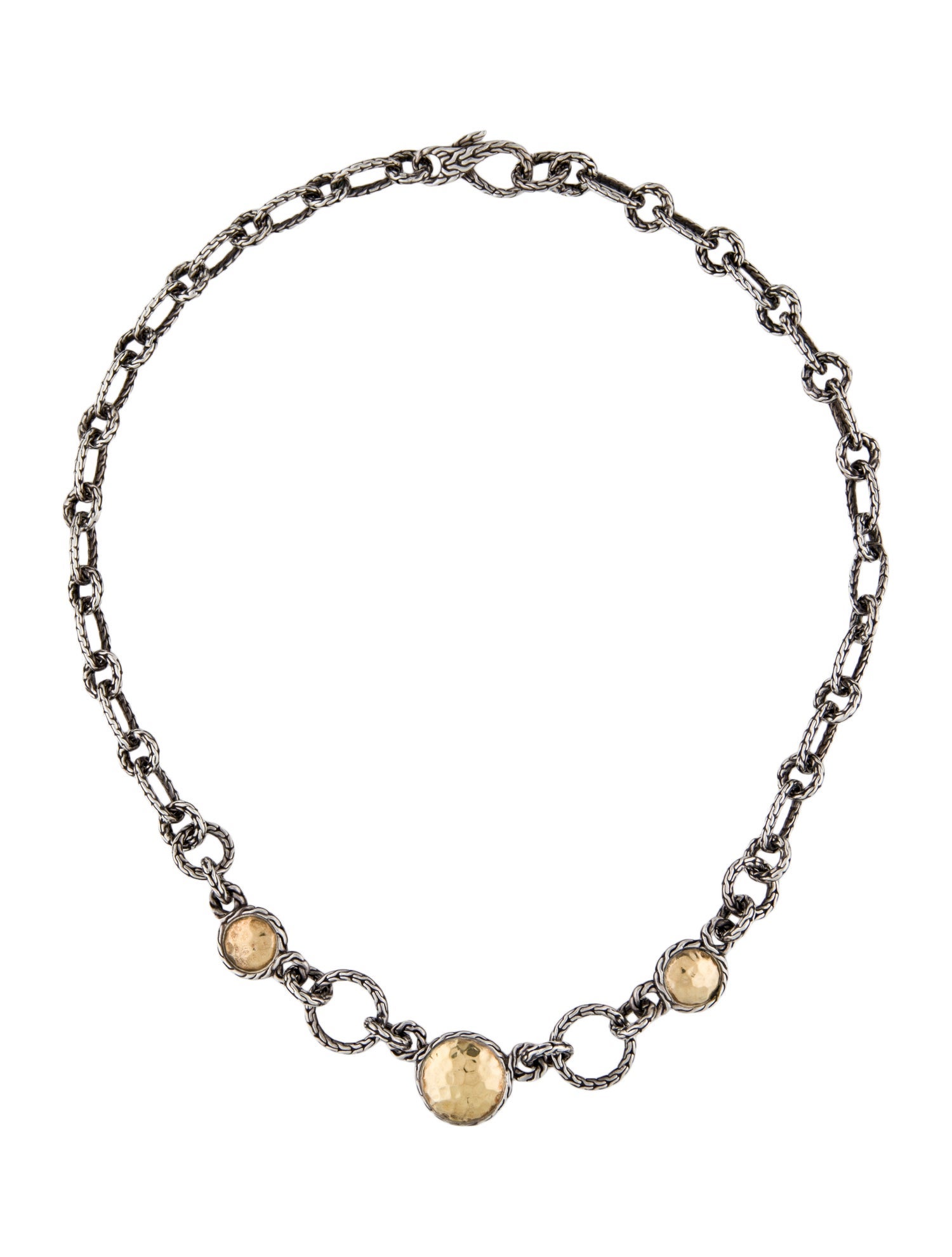 John Hardy Two-Tone Palu Collar Necklace