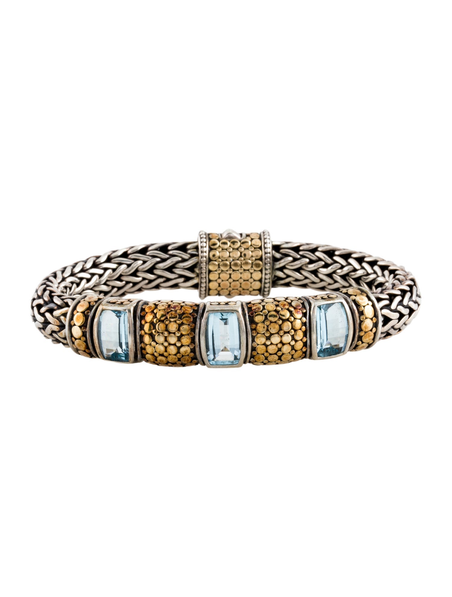 John Hardy Topaz Dot Bracelet