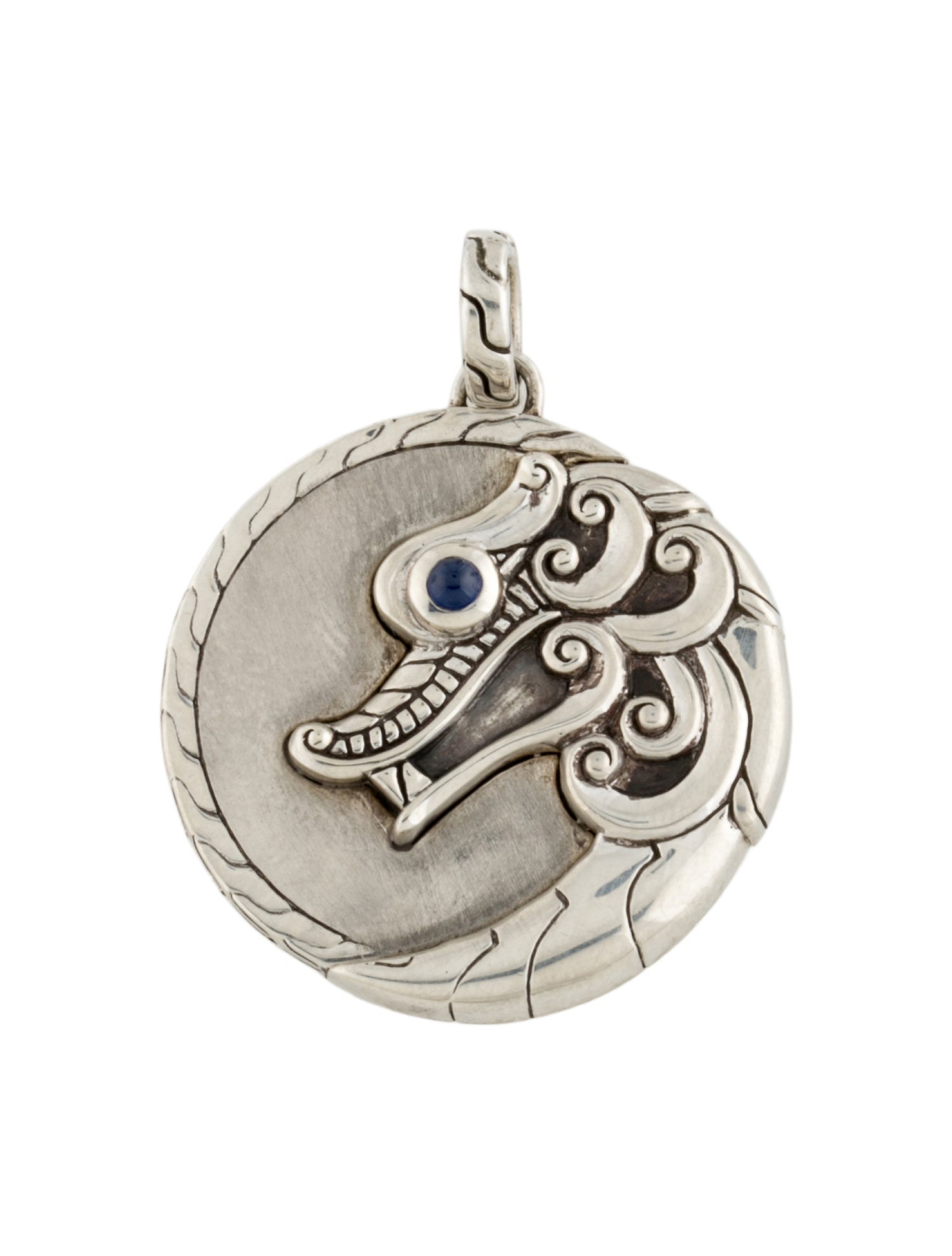 John Hardy Sapphire Dragon Pendant