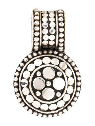 John Hardy Dot Round Enhancer Pendant