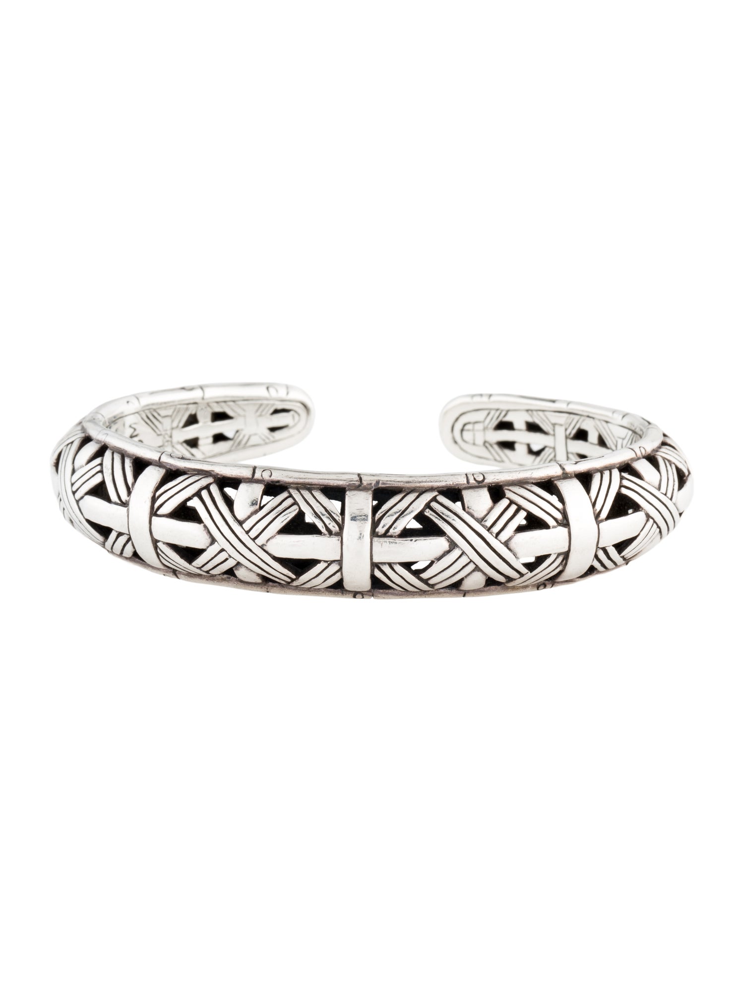 John Hardy Basket Weave Cuff Bracelet