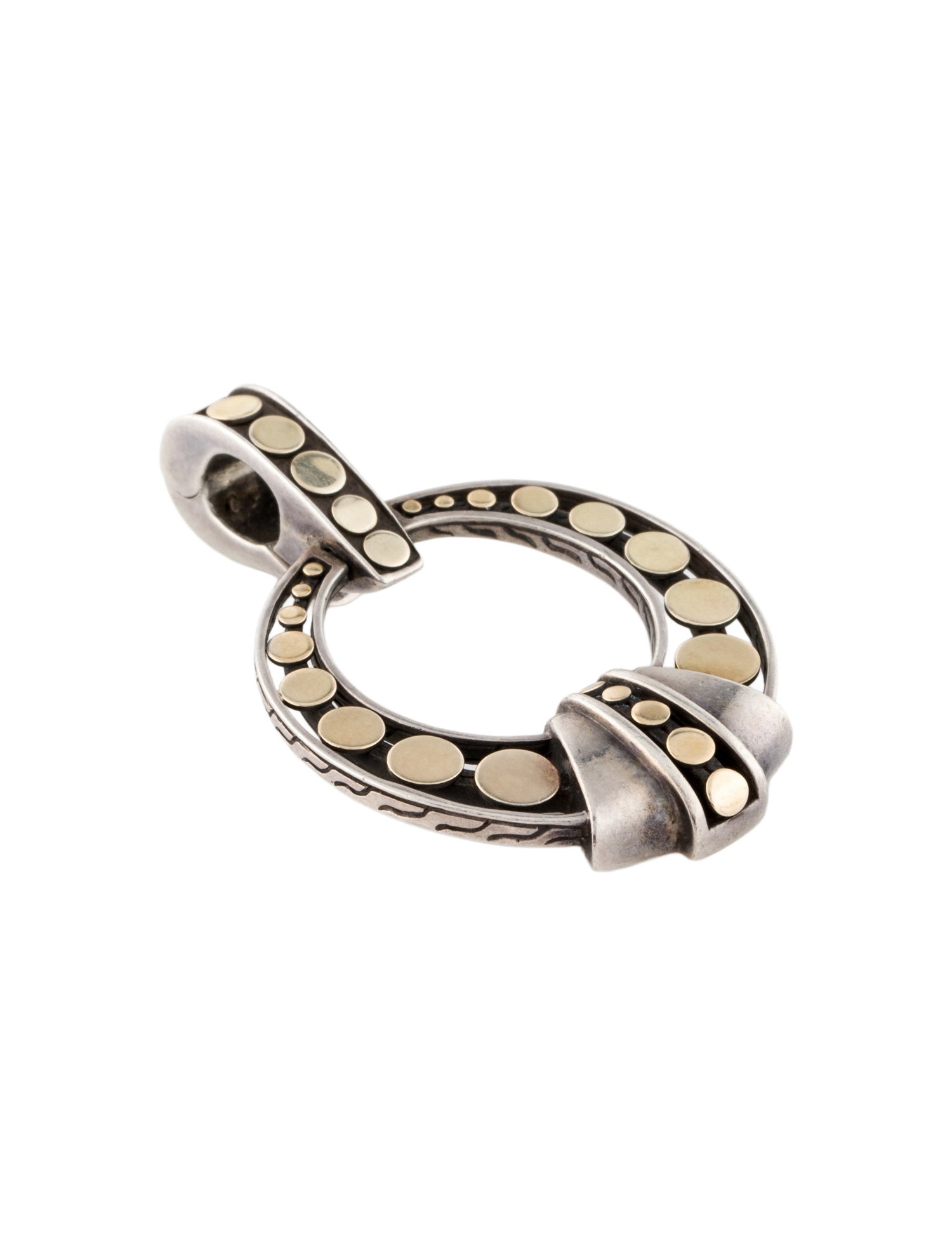 John Hardy Two-Tone Dot Pendant