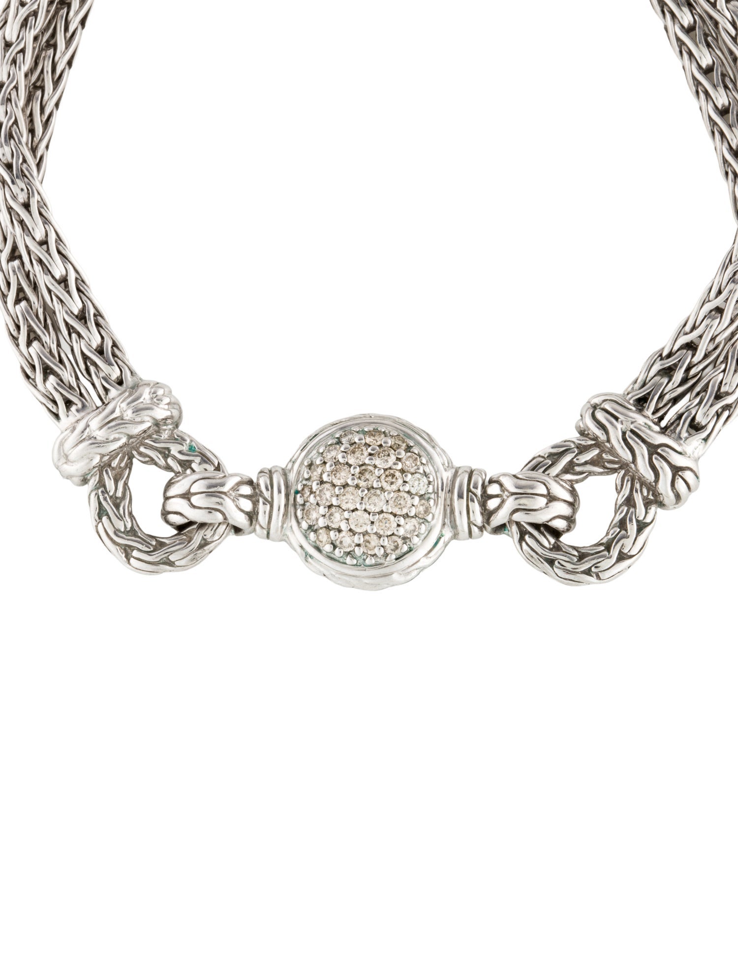 John Hardy Diamond Station Bracelet